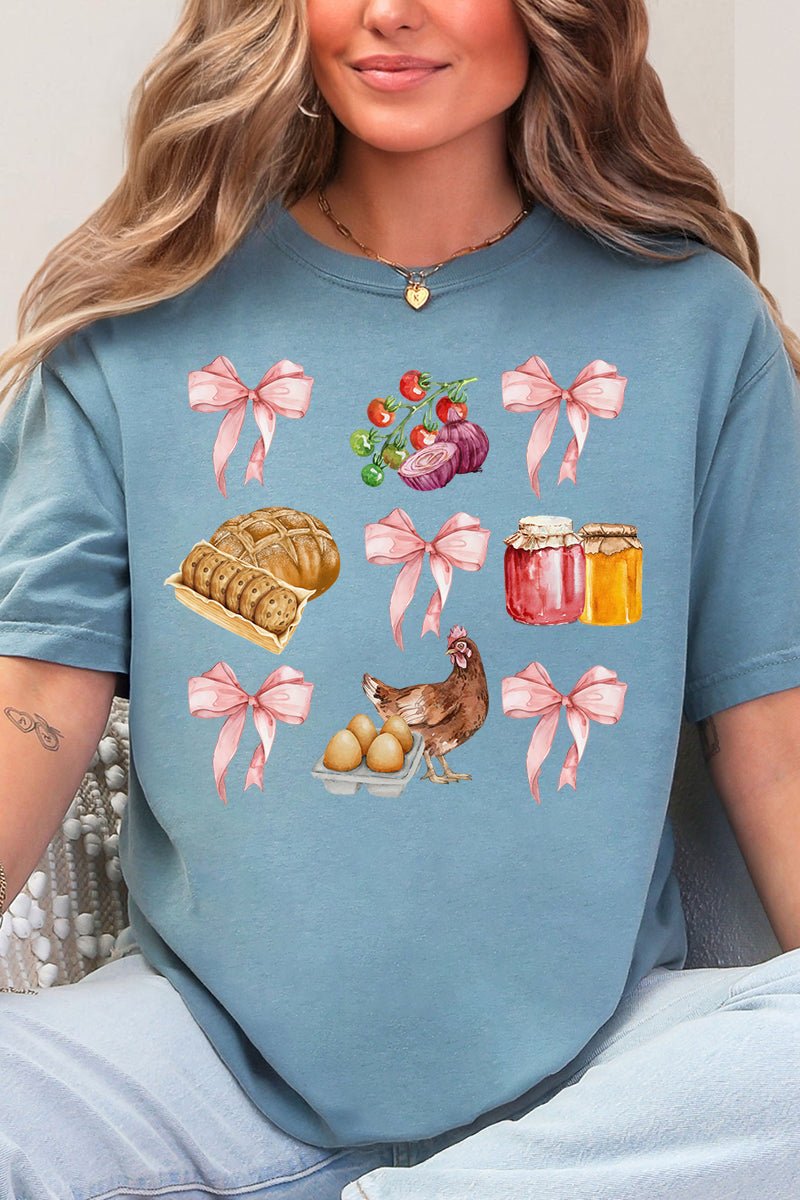 Adult Homestead Coquette Style Comfort Colors Ring-Spun Cotton Graphic T-Shirt