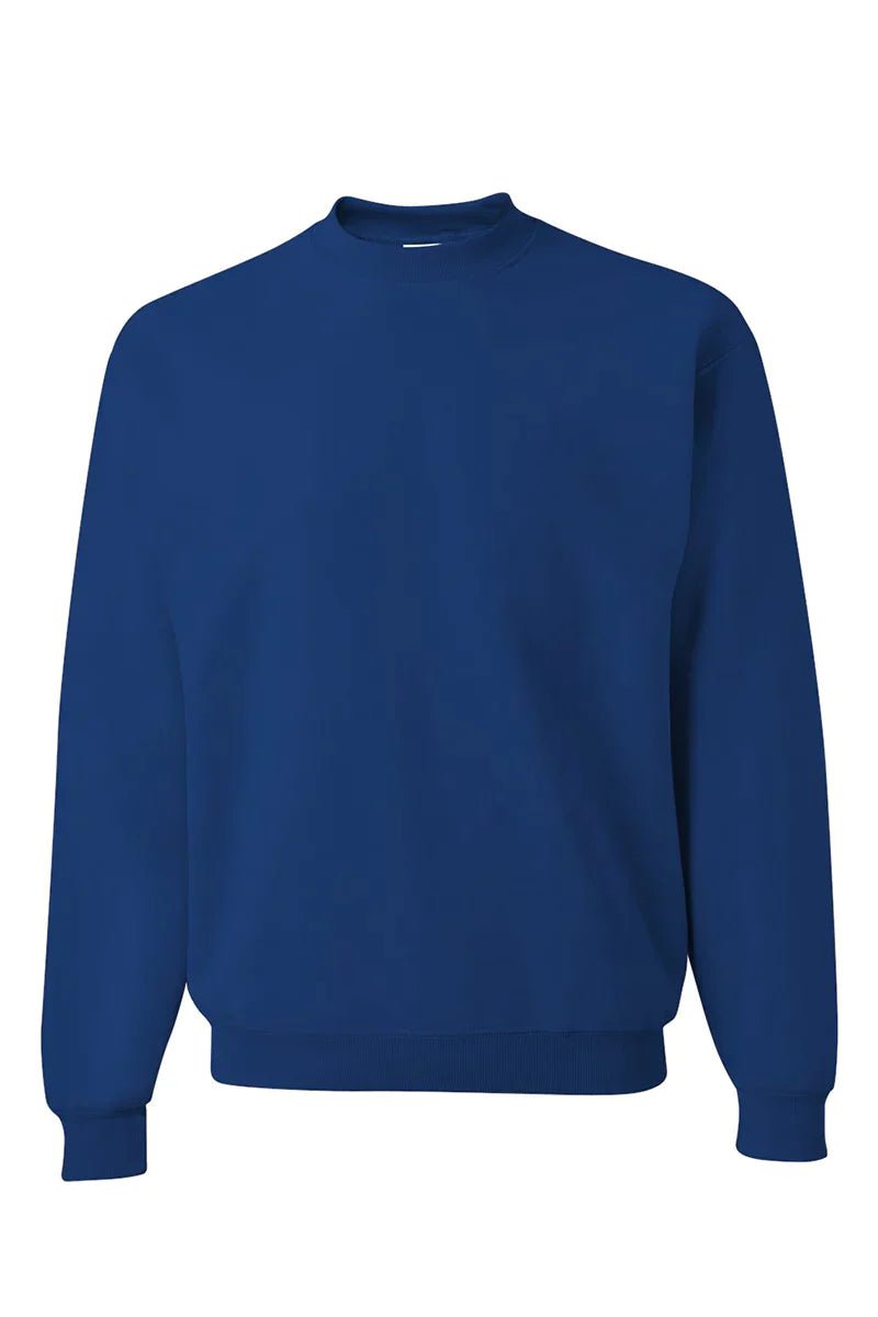 Unisex NuBlend Crew Sweatshirt with Iridescent Satin Bow - A Fashionable and Cozy Garment