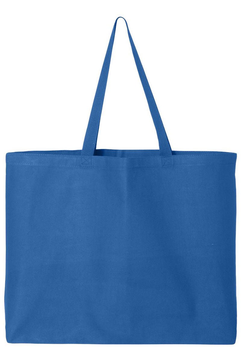 Gorgeous Iridescent Satin - Bow Design Jumbo Canvas Tote Bag