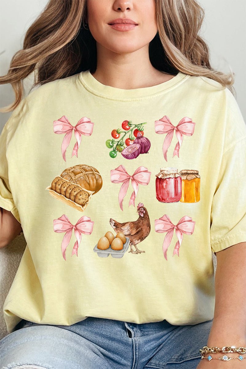 Adult Homestead Coquette Style Comfort Colors Ring-Spun Cotton Graphic T-Shirt