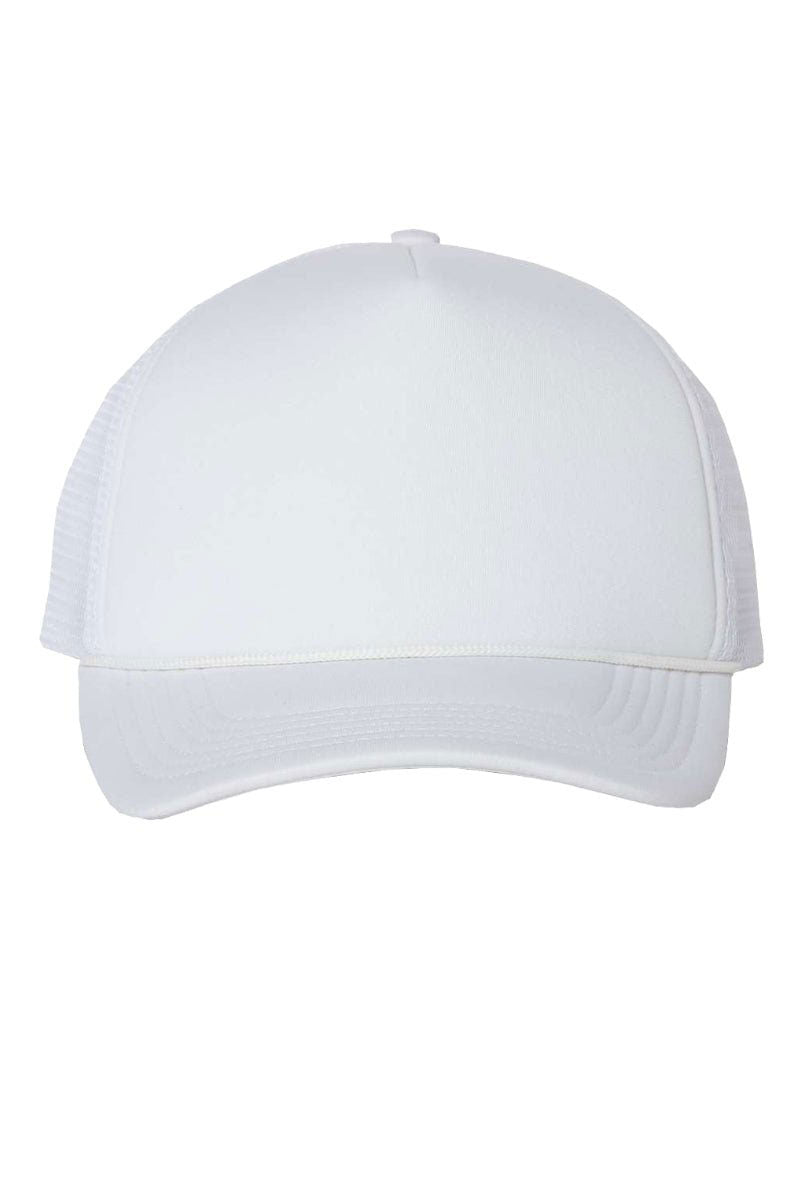 Fashionable Iridescent Satin Bow Design Foam Front and Mesh Back Trucker Style Baseball Cap