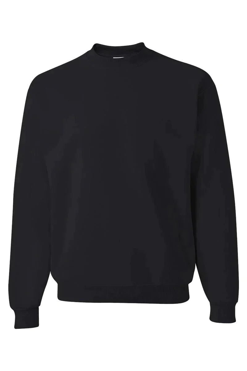 Unisex NuBlend Crew Sweatshirt with Blue Chinoiserie Bows Design