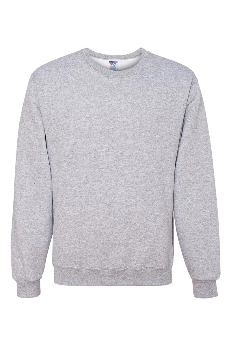 Unisex NuBlend Crew Sweatshirt with Blue Chinoiserie Bows Design