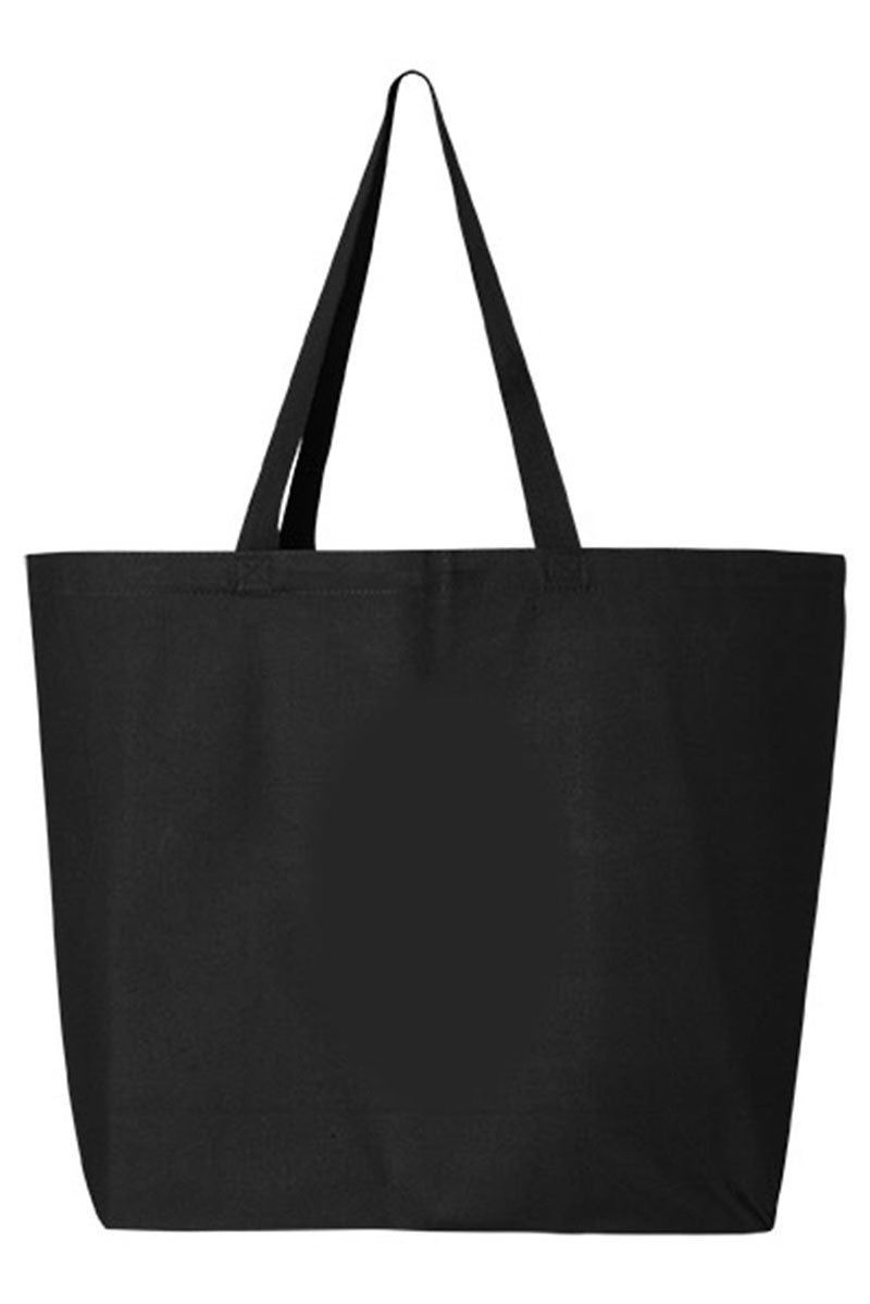 Large Blue Chinoiserie Bows Graphic Design Canvas Tote Bag for Everyday Use