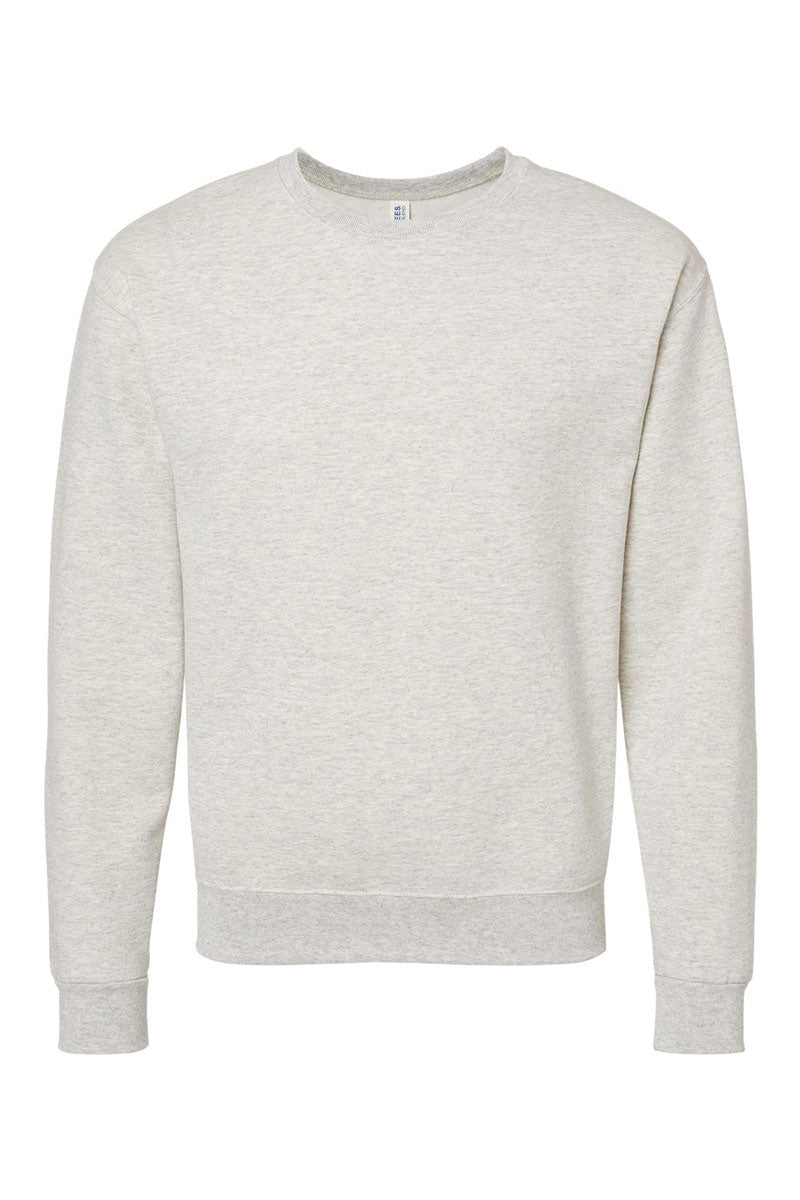 Unisex NuBlend Crew Sweatshirt with Blue Chinoiserie Bows Design