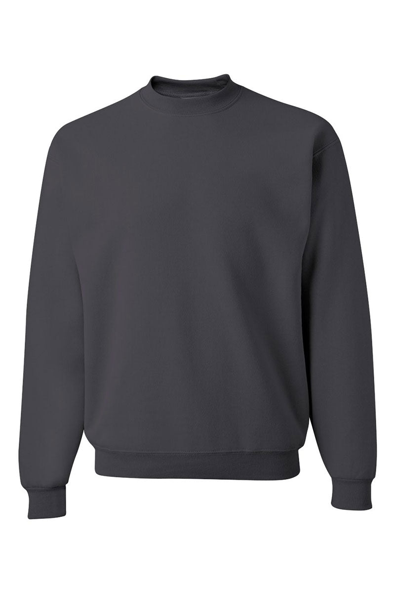 Unisex NuBlend Crew Sweatshirt with Black Lace Bow Design