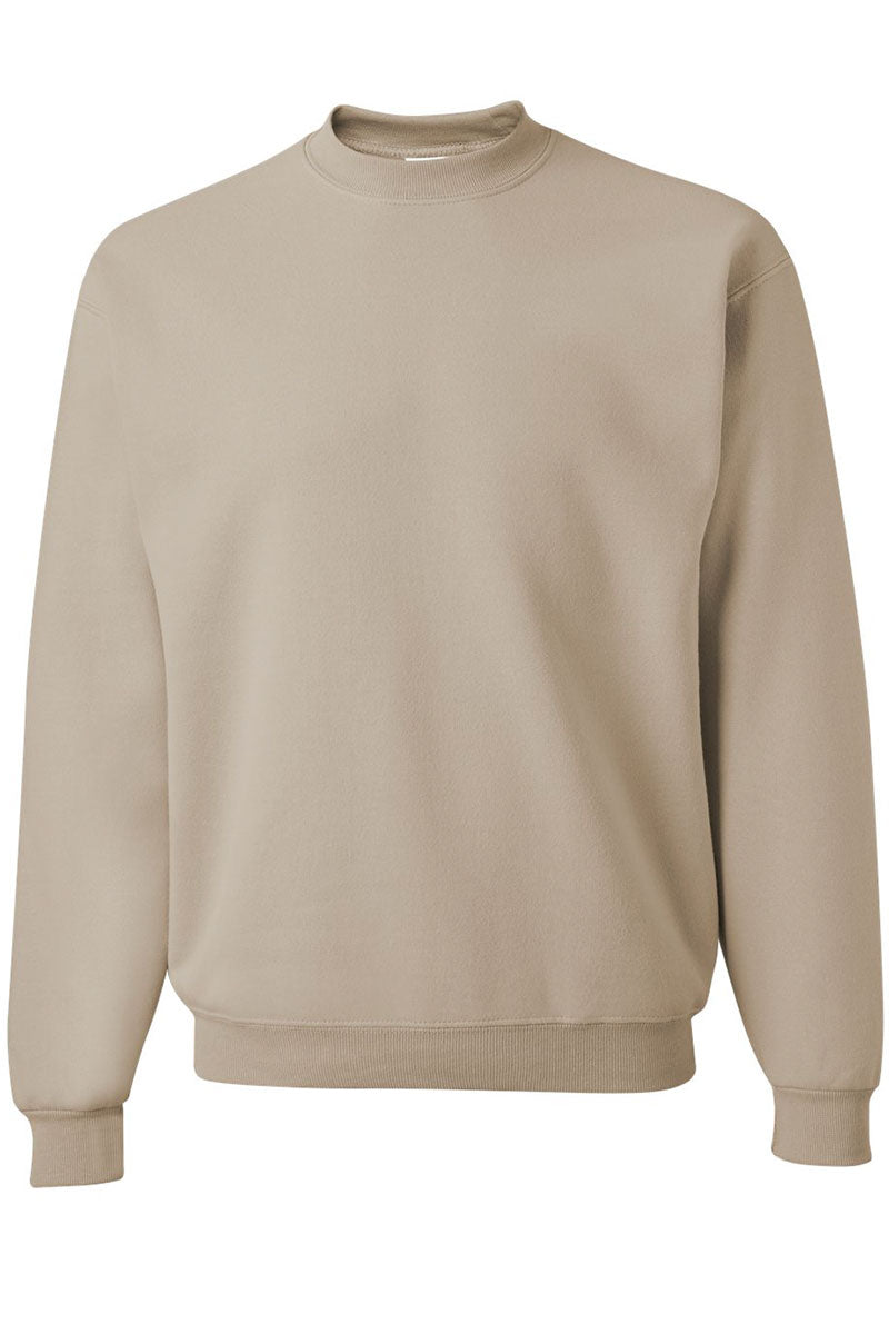 Unisex NuBlend Crew Sweatshirt with Blue Chinoiserie Bows Design