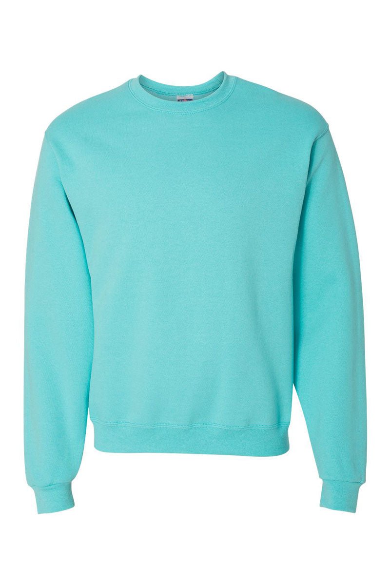 Unisex NuBlend Crew Sweatshirt with Black Lace Bow Design